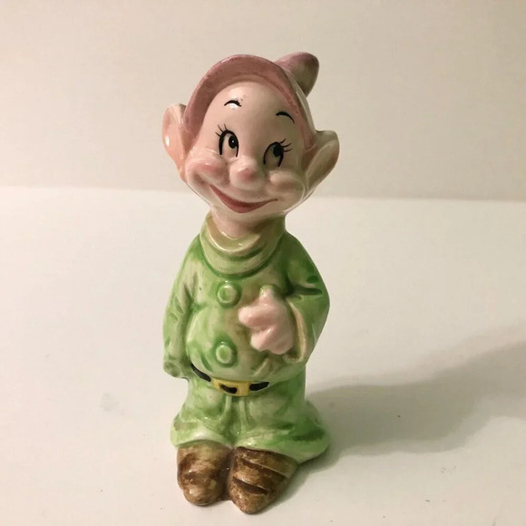 Vintage Disney Dopey Figurine Snow White Dwarf 4.5 Inch Tall Figure - Picture 15 of 16